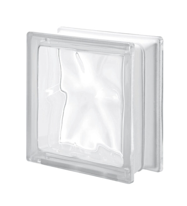 BLOQUE DE VIDRIO PEGASUS NEUTRO Q19 ONDULADO TRANSPARENTE