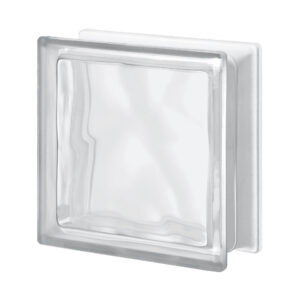 BLOQUE DE VIDRIO PEGASUS NEUTRO Q19 ONDULADO SATINADO 1 LADO