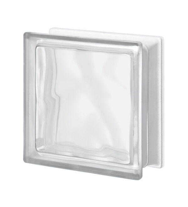 BLOQUE DE VIDRIO PEGASUS NEUTRO Q19 ONDULADO SATINADO 1 LADO