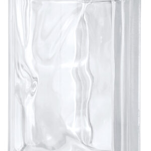 BLOQUE DE VIDRIO PEGASUS NEUTRO ANGULAR ONDULADO TRANSPARENTE