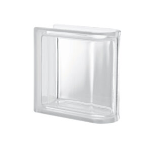 BLOQUE DE VIDRIO PEGASUS NEUTRO TERMINAL LINEAL LISO TRANSPARENTE