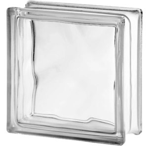 BLOQUE DE VIDRIO BASIC CLEAR 1919/8 WAVE