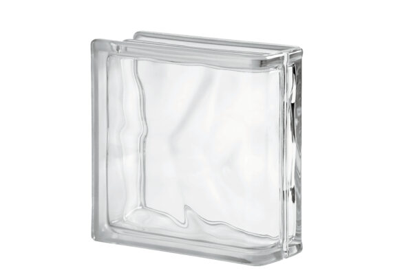 BLOQUE DE VIDRIO BASIC CLEAR 1919/8 TERMINAL LINEAL WAVE