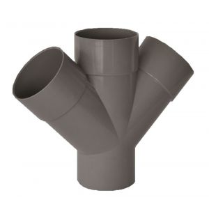INJERTO DOBLE PLANO 45° M-H JUNTA PEGADA