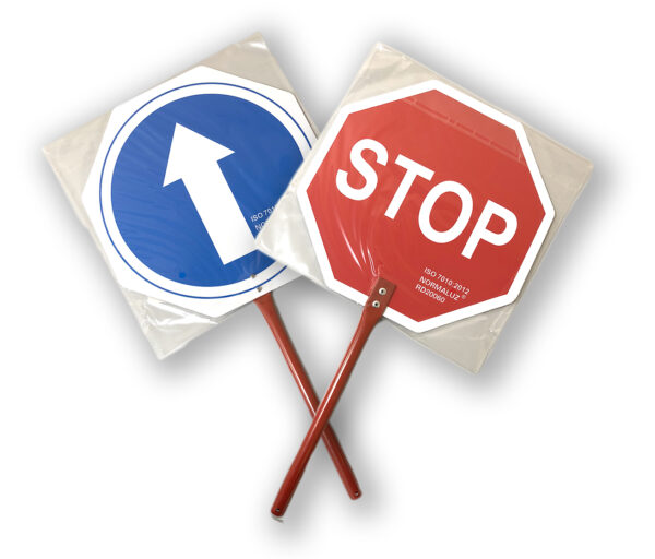 PALETA SEÑALIZACIÓN STOP-PASO