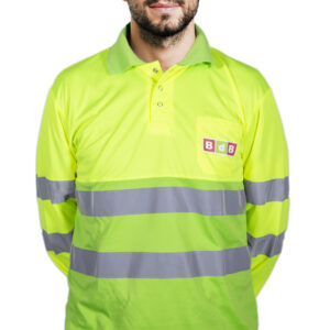 POLO ALTA VISIBILIDAD MANGA LARGA UNISEX BdB