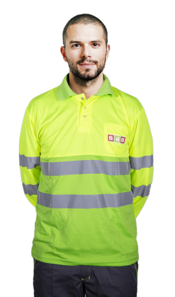 POLO ALTA VISIBILIDAD MANGA LARGA UNISEX BdB