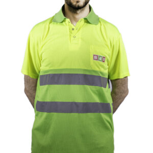 POLO ALTA VISIBILIDAD MANGA CORTA UNISEX BdB