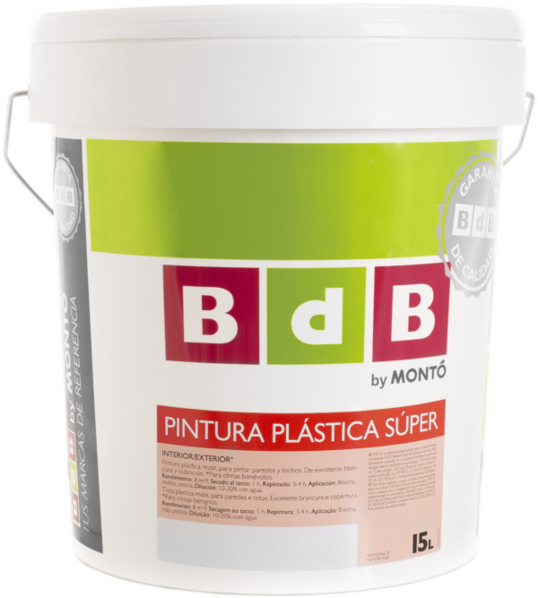 PINTURA PLÁSTICA SÚPER BdB