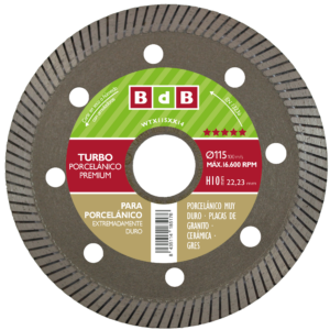 DISCO DIAMANTE BdB TURBO PORCELÁNICO PREMIUM